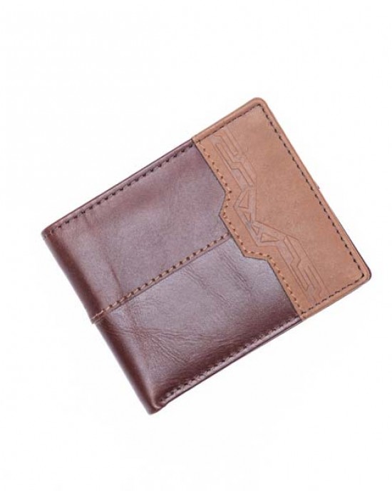 Men's Wallet in Stylish Combinations - Brown & Tan - 1010 Men's Wallet in Stylish Combinations - Brown & Tan - 1010