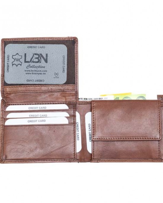 Horizontal Men's Wallet - Black or Tan - 1024 | RFID Protection Horizontal Men's Wallet - Black or Tan - 1024 | RFID Protection