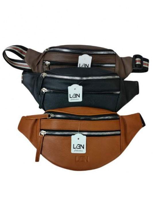 Waist Bag - Tan, Brown or Black - 3006 Waist Bag - Tan, Brown or Black - 3006