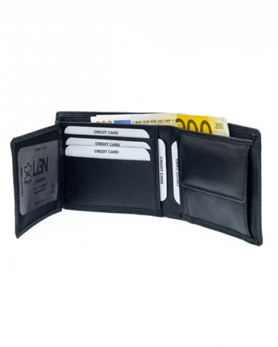 Horizontal Men's Wallet - Brown - 1021 | RFID Protection Horizontal Men's Wallet - Brown - 1021 | RFID Protection