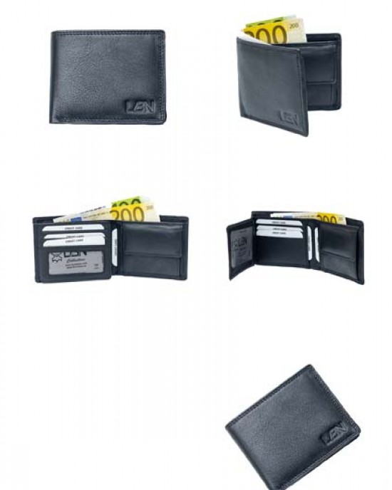 Horizontal Men's Wallet - Brown - 1021 | RFID Protection Horizontal Men's Wallet - Brown - 1021 | RFID Protection