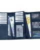 Women's Wallet with Metal Plate - Black - 1110M | RFID Protection Women's Wallet with Metal Plate - Black - 1110M | RFID Protection