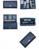 Women's Wallet with Metal Plate - Black - 1110M | RFID Protection Women's Wallet with Metal Plate - Black - 1110M | RFID Protection