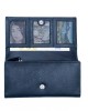 Women's Wallet with Metal Plate - Black - 1110M | RFID Protection Women's Wallet with Metal Plate - Black - 1110M | RFID Protection