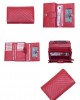 Women's Wallet with Thread Stitched Design - Red - 1111 | RFID Protection Women's Wallet with Thread Stitched Design - Red - 1111 | RFID Protection