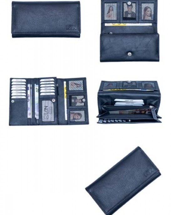 Women's Wallet - Black - 1110 | RFID Protection Women's Wallet - Black - 1110 | RFID Protection