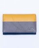 Women's Wallet - Blue with Grey & Yellow - 1107 | RFID Protection Women's Wallet - Blue with Grey & Yellow - 1107 | RFID Protection