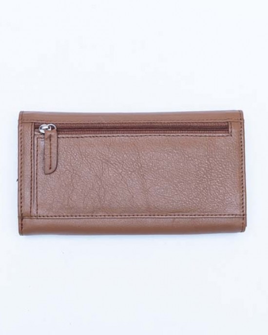 Women's Wallet - Tan & Rad or Tan & Black - 1108 | RFID Protection Women's Wallet - Tan & Rad or Tan & Black - 1108 | RFID Protection