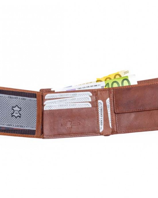 Horizontal Men's Wallet - Black or Brown - 1005 Horizontal Men's Wallet - Black or Brown - 1005