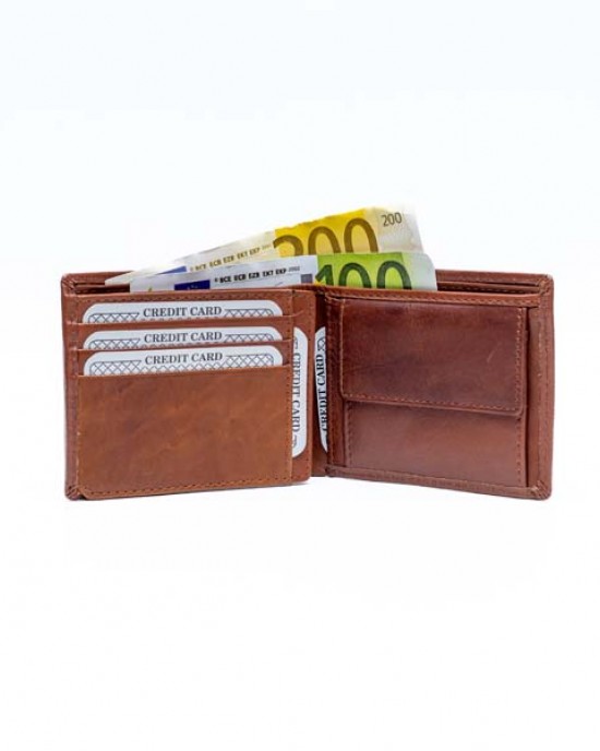 Horizontal Men's Wallet - Black or Brown - 1005 Horizontal Men's Wallet - Black or Brown - 1005